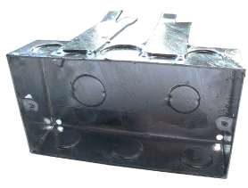 2-gang hot dipped KO box